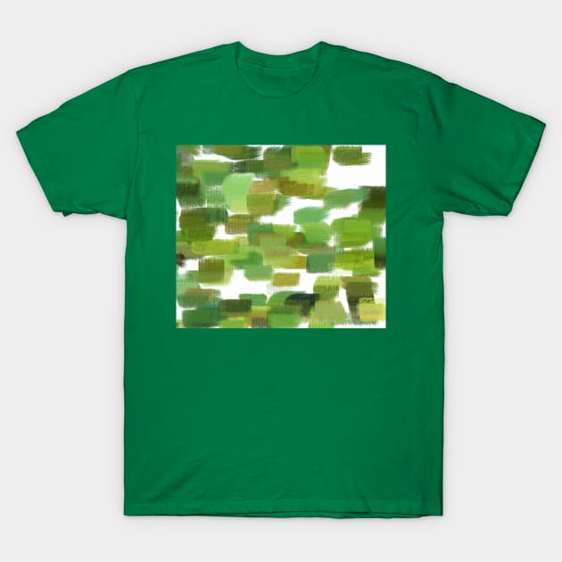 Layers Of Green T-Shirt by Joy Watson